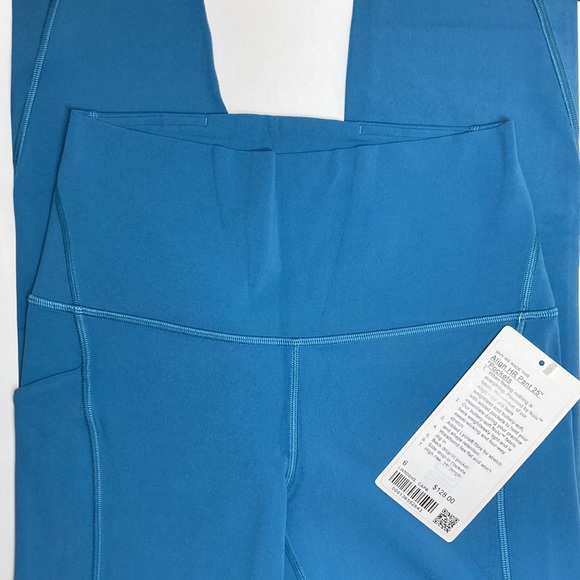 🎈Lululemon Align 25” (7/8) Pockets Capri Blue 6 - Picture 6 of 10